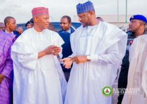 Governor Yusuf and Governor Radda in Kano on Thursday