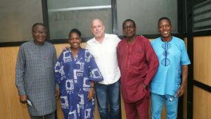 LR. Kunle Ajibade, Molara Wood, Michael Archer, Ademola Adegbamigbe and Nehru Odeh