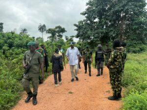 Nigerian soldiers in Olle Bunu