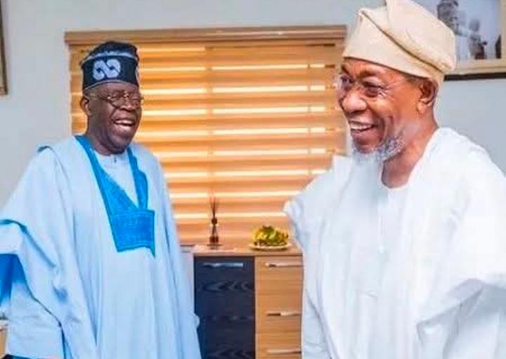 President Bola Tinubu and Rauf Aregbesola