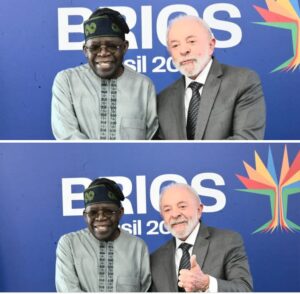 Presidents Bola Tinubu and Luiz Inacio Lula Da Silva