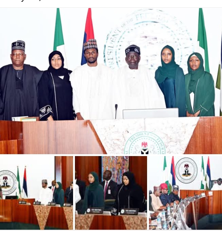 President Tinubu and others at the meeting