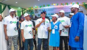 Governor Ododo amd others during the exercise