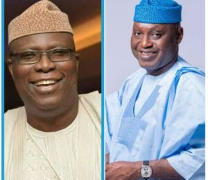 Senator Babafemi Ojudu and Governor Biodun Oyebanji