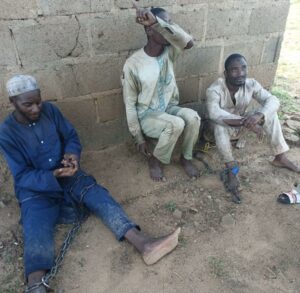 The rescued kidnapped victims