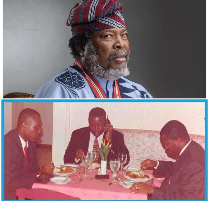 Top photo, Prince Nduka Obaigbena. Bottom photo from left, Uzor Maxim Uzoatu, Nduka Irabor and Obaigbena
