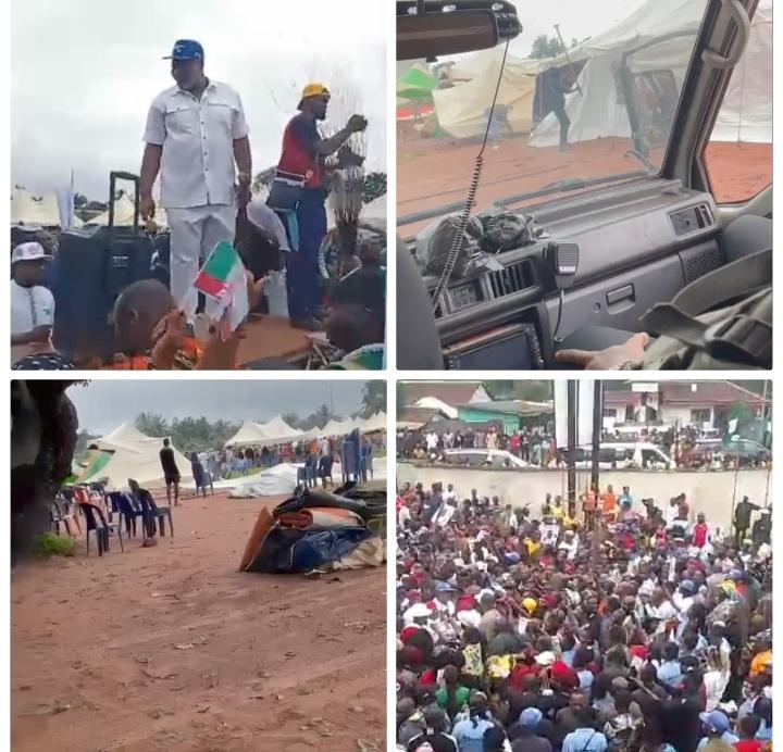 APC Defection rally disrupted