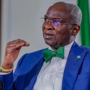 Babatunde Raji Fashola at the Public Presentation of Mumini Alao's Autobiography at the Tayo Aderinokun Hall, University of Lagos on Sunday, 10th August 2025.