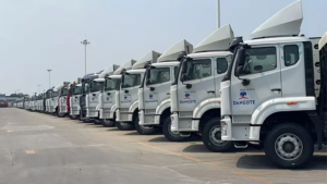 Dangote Cement CNG trucks