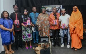 Dr Bunmi Oyinsan (fifth from left) flanked by guests