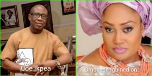 Dr. Joseph Ikpea and Barr. Omosede Igbinedion