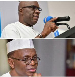 Felix Morka, top, and Nasir El-Rufai