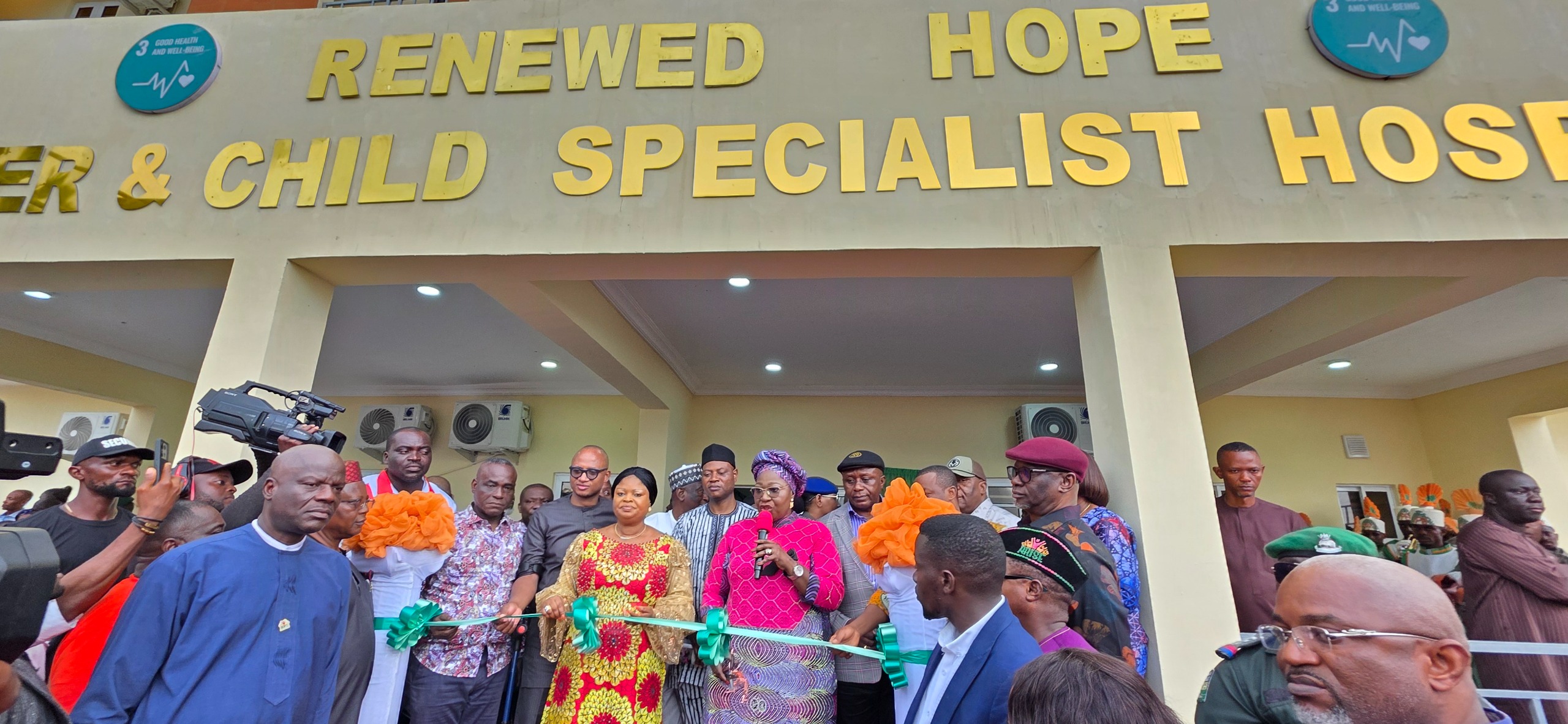 FG Commissions Renewed Hope Mothers and Child Hospital in Akwa Ibom