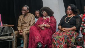 L-R, Mr Soji Oyinsan, Ms Joke Silva, Ms Omowunmi Segun