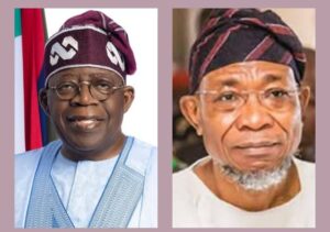 President Bola Ahmed Tinubu and Ogbeni Rauf Aregbesola