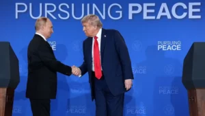 Presidents Vladmir Putin and Donald Trump in Alaska2