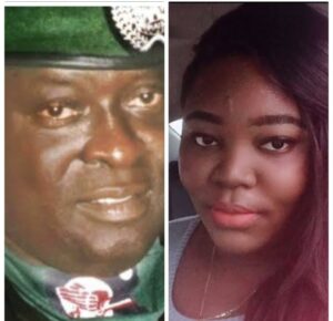 The late IGP Tafa Balogun and Ms Omoh Giwa