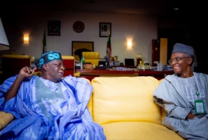 File photo. President Bola Tinubu and Nasir El-Rufai. When El-Rufai had not bome angry!