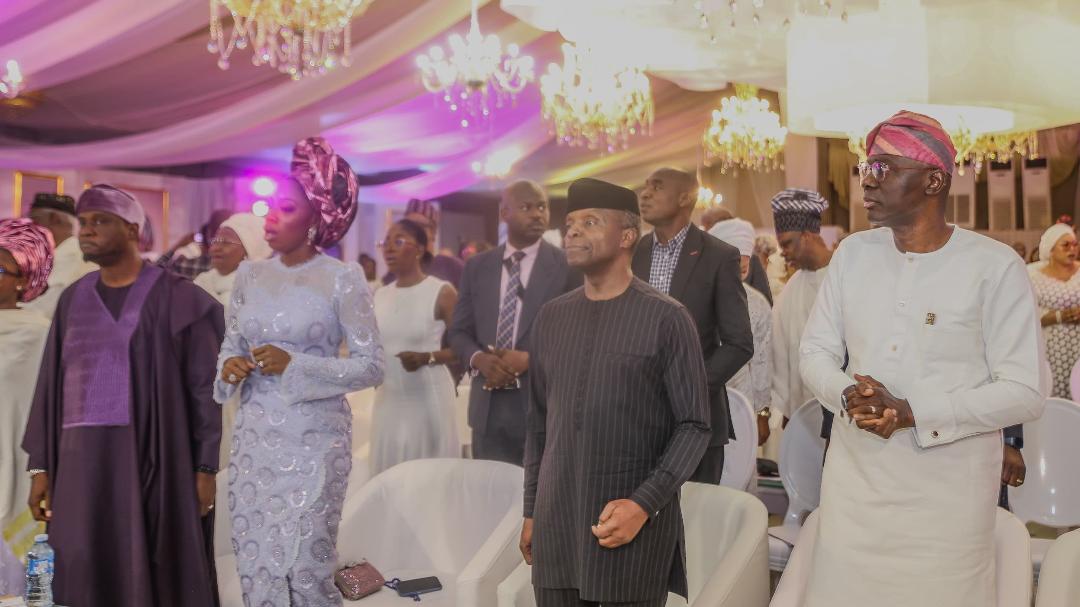 First from left to right, Bamise, Doyinsola, Prof. Yeni Osinbajo, Governor Babajide Sanwo-Olu 2. The audience. 3. Pastor Ituah Ighodalo 4. Prof Yeni Osinbajo, Governor Babajide Sanwo-Olu Download all attachments as a zip file 1000594605 .jpg 37.7 kB 1000594652 .jpg 176 kB 1000594657 .jpg 226.7 kB 1000594658 .jpg 218 kB