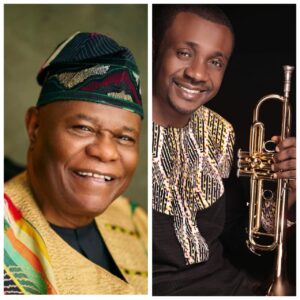 Bishop Mike Okonkwo and Nathaniel Bassey