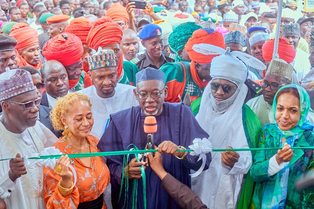 Jigawa state Governor and other stakeholders during the launch