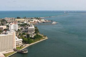 One of the Lagos Shorelines- Victoria Island