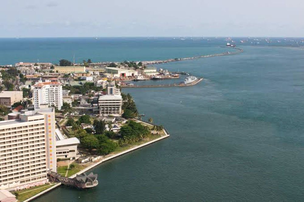 One of the Lagos Shorelines- Victoria Island