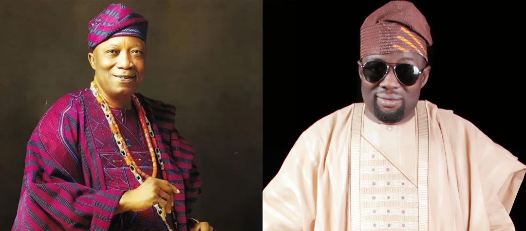 Chief Sir Kessington Adebukunola Adebutu (Baba Ijebu) and Dayo DaSilva