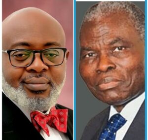 Emeka Oparah, left, and Dr. Christopher Olusola Kolade