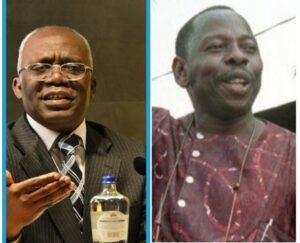 Femi Falana, SAN, left and Ken Saro Wiwa