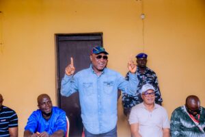 Governor Oyebanji at his Ikogosi Ward 6, while participating in the ward Congress that produced delegates for the party primary slated for Monday.