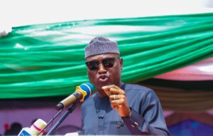 Governor Oyebanji during the official commissioning of the ultra-modern Ekiti Revenue House, in Ado Ekiti