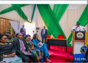 Governor Oyebanji while presenting the annual State of the State Address at the Ekiti State House of Assembly in Ado-Ekiti