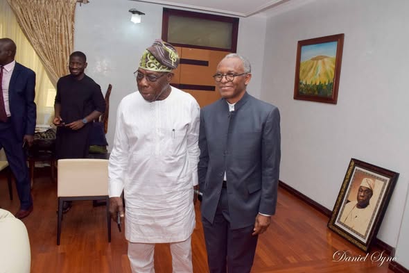 Chief Olusegun Obasanjo and Nasir El-Rufai