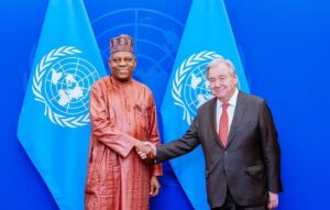 Vice President Kashim Shettima met with UN Secretary-General António Guterres