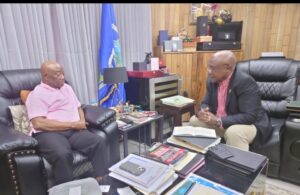 President Boakai and TheNEWS' Hashim