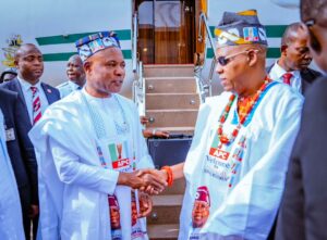 VP Shettima, right, and Governor Peter Mbah