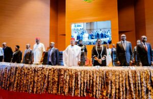 VP Shettima when he declared open the Economic and Financial Crimes Commission (EFCC) and National Judicial Institute (NJI) Workshop for Justices and Judges in Abuja