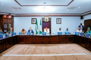 Vice President Shettima (centre) on Monday inaugurated the Project Steering Committee of the NJFP 2.0
