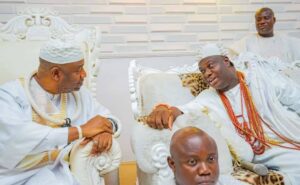 Ooni Ogunwusi and King Tackie Teiko Tsuru II, the Ga Mantse