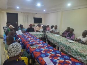 Acomin in a press conference held in Abeokuta
