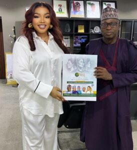 Ambassador Juliet and the Minister of State for Housing and Urban Development, Abdullahi Yusuf Atah during the courtesy visit