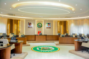 The newly remodeled Executive Council Chambers at the Governor’s Office, Oke-Mosan, Abeokuta