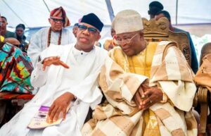 Governor Abiodun and Oba Adedotun Aremu Gbadebo, Okukenu IV, the Alake and Paramount Ruler of Egbaland
