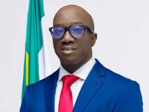 Governor Monday Okpebholo at 53