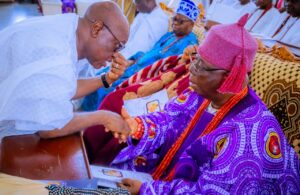 Governor Oyebanj and Ewi Adejugbe