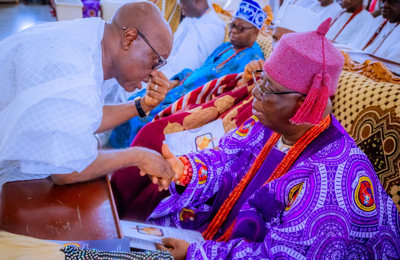 Governor Oyebanj and Ewi Adejugbe