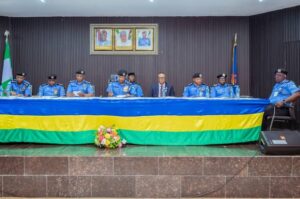 IGP Kayode Adeolu Egbetokun and the senior officers