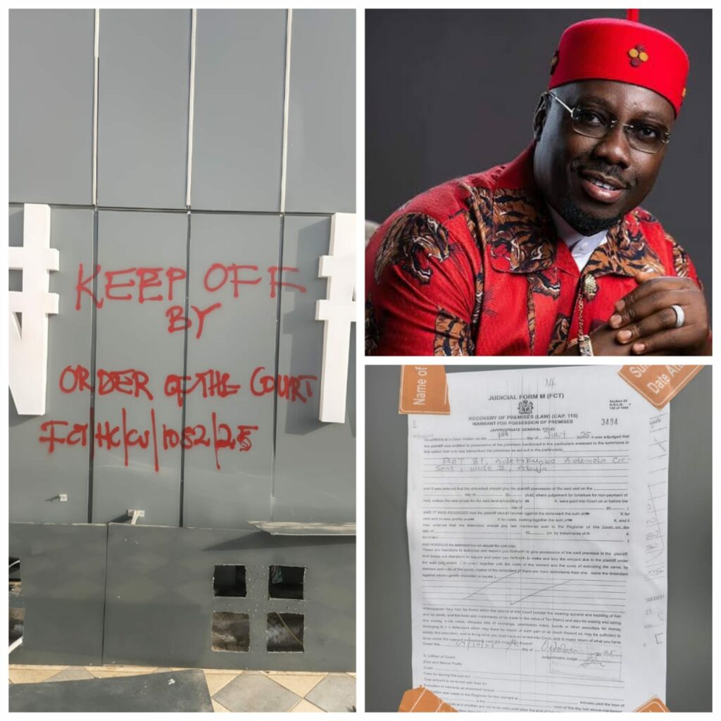 The eviction of the Cubana owned lounge from the property followed the enforcement of the judgment that confirmed Rev. Amakaeze as the landlord of the building.