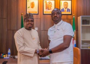 Olorunsola and Ja'oji during the visit